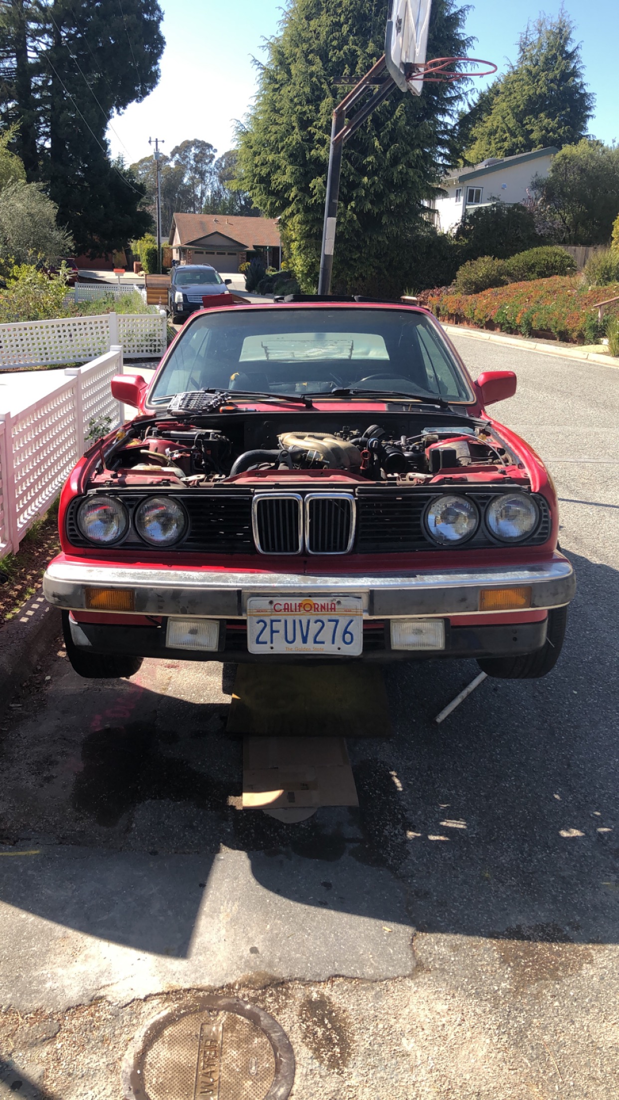 The BMW E30 before its electric conversion